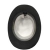Willheoy Wool Top Hat for Men Satin Lined Topper Hat