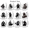 DEIKOKA Removable Knight Wall Sticker Viking Warrior Wall Decals Peel