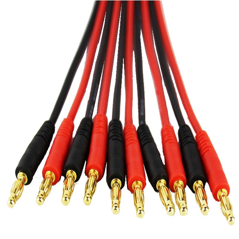 Yiqigou 2pcs XT30 Male Plug Connector Adapter to 30cm 16awg