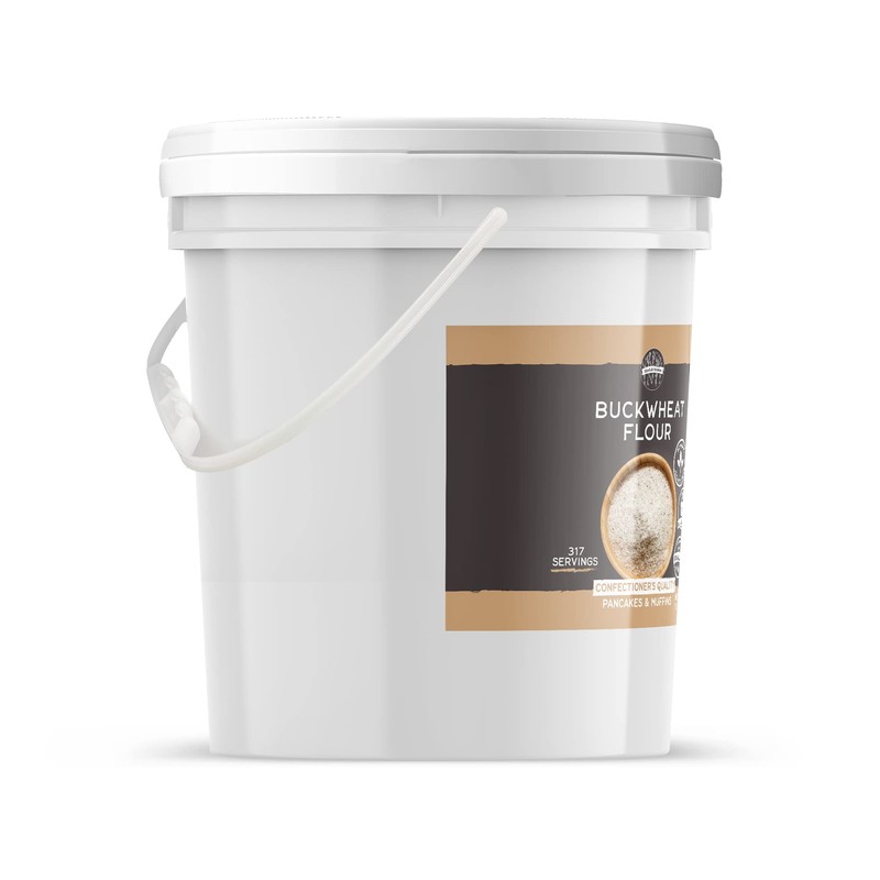 Birch & Meadow 3.5 Gallons of Buckwheat Flour, Easy to