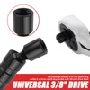 2PCS Magnet Spark Plug Socket Set,Thin Wall 5/8" & 9/16"