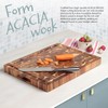 Acacia End Grain Cutting Board (17x13x1.5in), Butcher Block - Reversible
