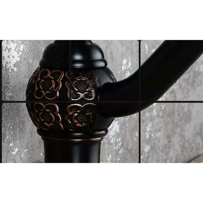 SimplyCopper 13" Clayborne Oil Rubbed Bronze Copper Sink Vessel Vanity