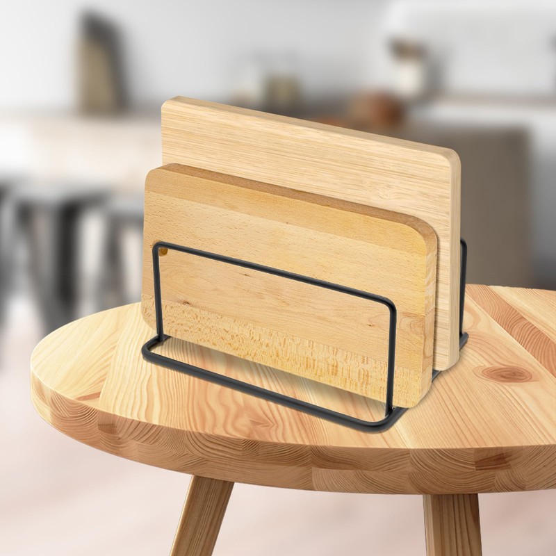 PWGHWG Chopping Board Holder Black Chopping Board Holder Steel Chopping