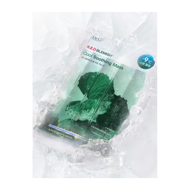 Dr.G Red Blemish Cool Soothing Mask 10 sheets / 레드
