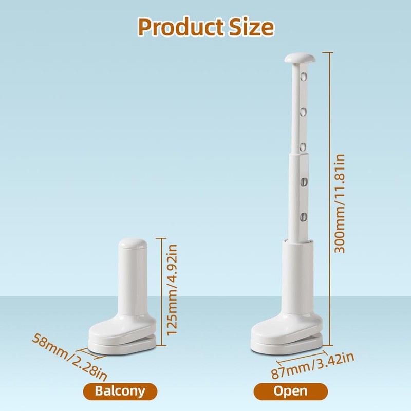 Casbomy Pack of 2 Foldable Clothes Airers, Portable Mini Wall