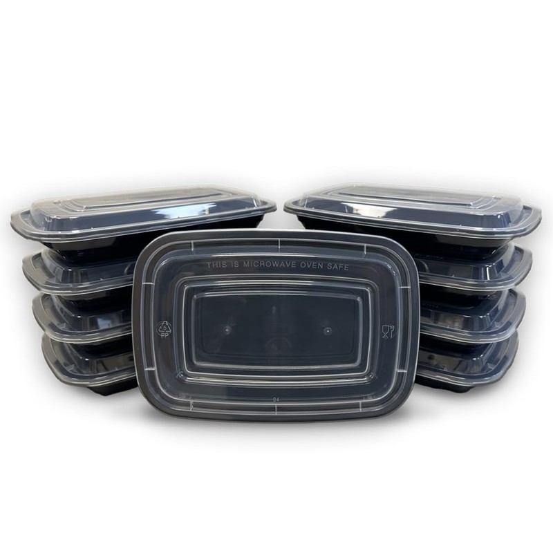 PROELITE Meal Prep 1-3 Compartment BPA Free Reusable Containers -