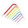 9Pcs Hex Wrench Star Colourful Long Arm Metal Key Tool