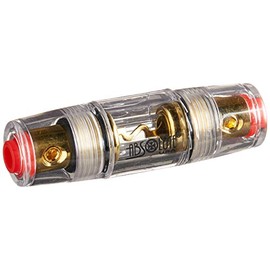 Absolute USA AGHFU60 60 Amp Inline AGU Fuse Holder Fits 4/8/10 Gauge Wire