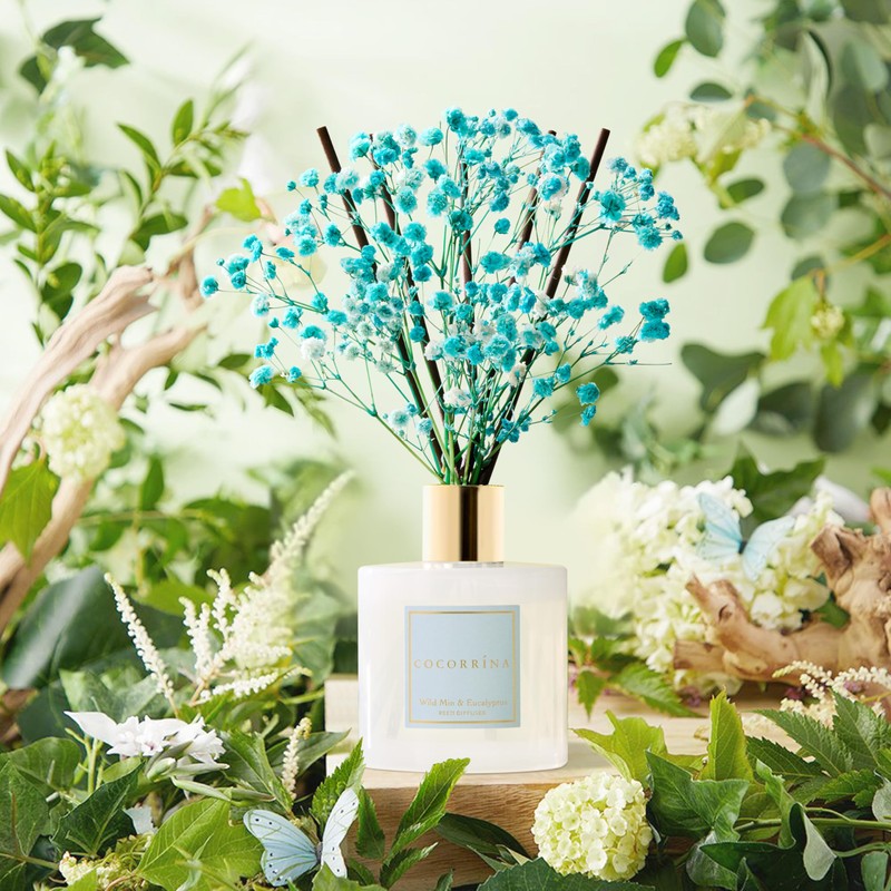 COCORRÍNA Reed Diffuser - Wild Mint & Eucalyptus 6.7 Fl.oz