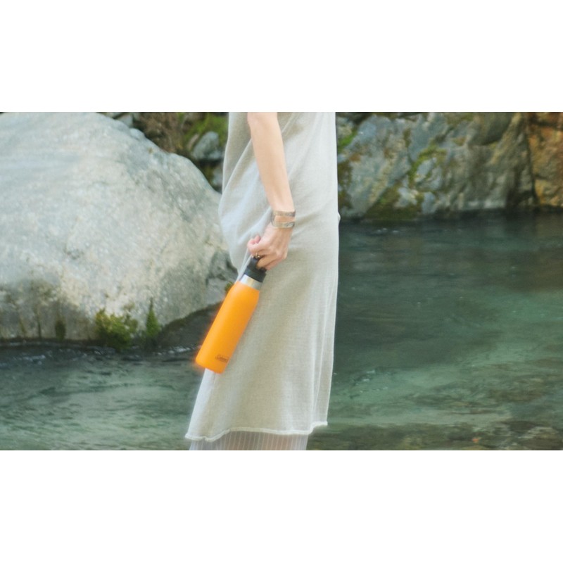 Coleman Double Stainless Steel Bottle, 590 (Orange), Water Bottle, Vacuum