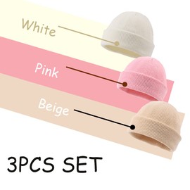PEECABE Kids Knit Hat Winter Baby Beanie for Toddler Boys Girls Beanies Plain Warm Infant Snow Skull Caps for Boys Girls 0-5 Years (3PCS-B, 2-5 Years)