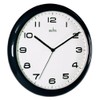 Acctim 92/302 Aylesbury Wall Clock, Black, 25.5 cm H x