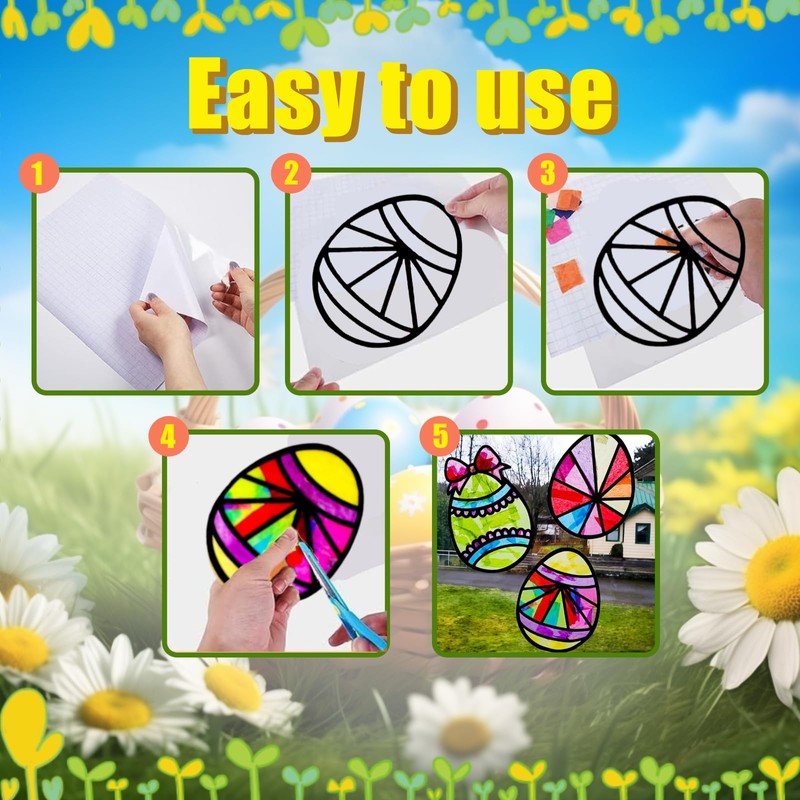 Tadpolez Easter Craft Children, Easter Paper Craft Set, Easter Eggs