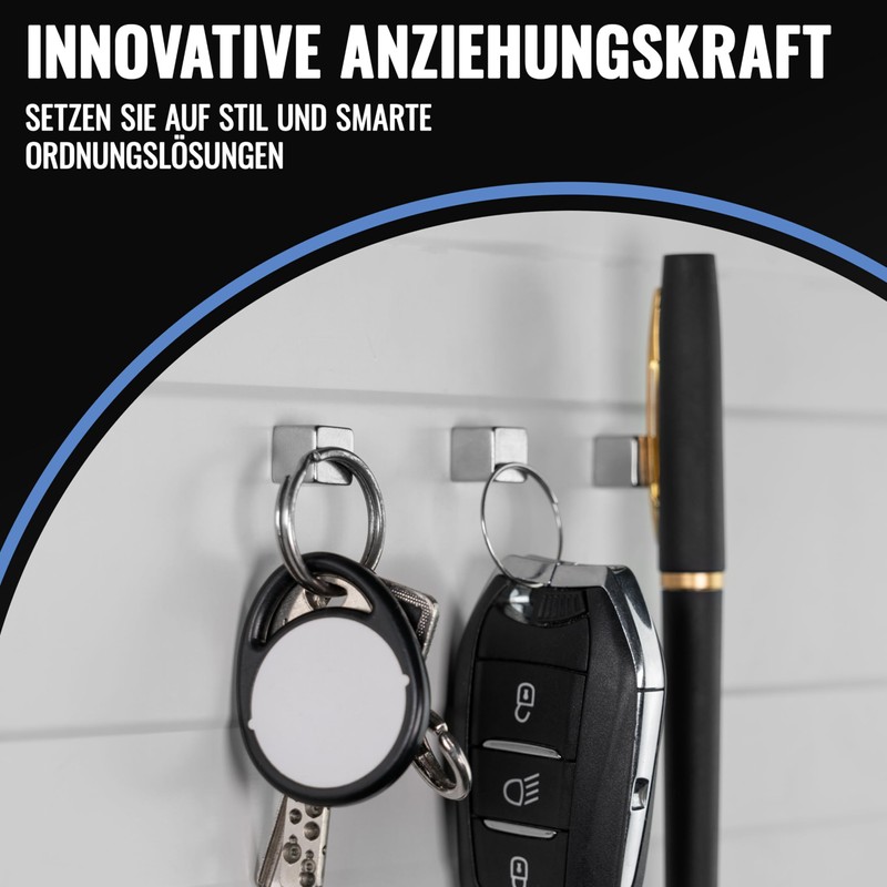 Poppstar 20 Mini Cube Magnets, Strong (10 x 10 x