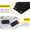 Aifeier ET 4 Pcs Black Flat Mending Plate, Stainless Steel