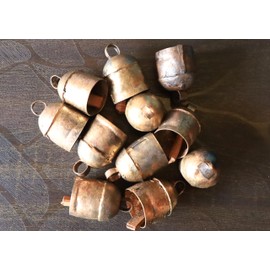 Christmas Decor Cow Bell Door Decor Gold Bell Bells for Christmas Tree Decorative Bells (15)
