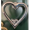 Heart Door Knocker Door Furniture: 4 Colours (Chrome)