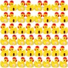 Suzile 50 Pcs Mini Resin Baseball Ducks Figurines Tiny Sport