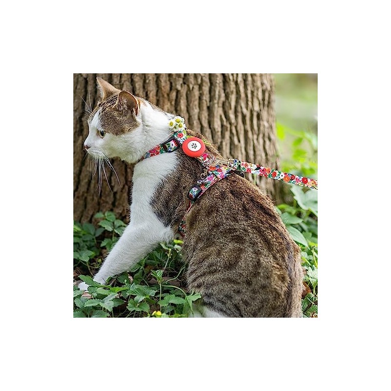 Arnés y correa para gatos a prueba de escape, para