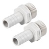 YOKIVE 2 Pack Barbed Hose Fittings Adapter for PVC Air