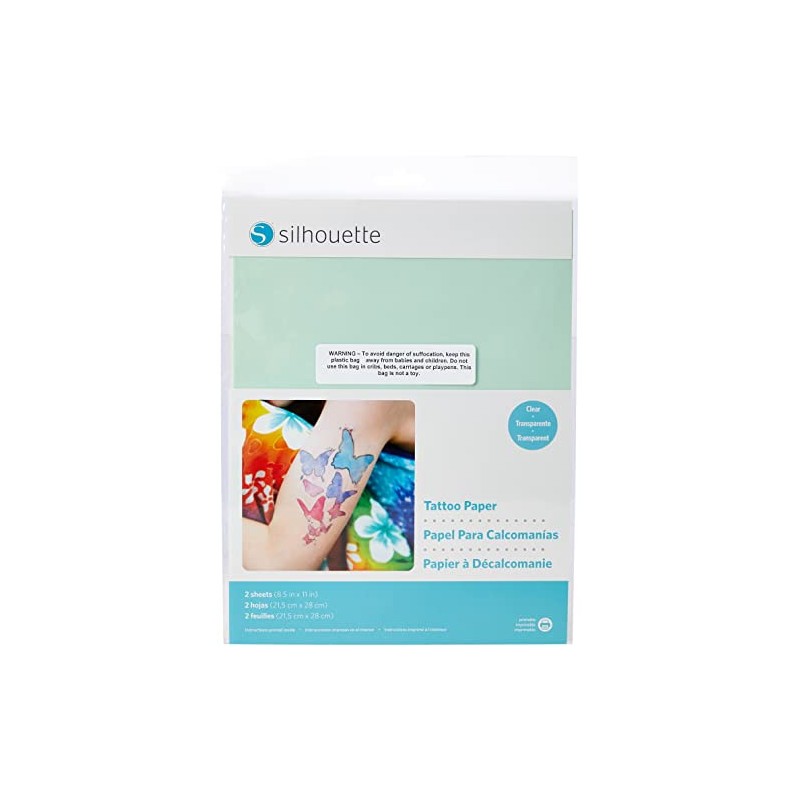 Silhouette Media-Tattoo Temporary Tattoo Paper