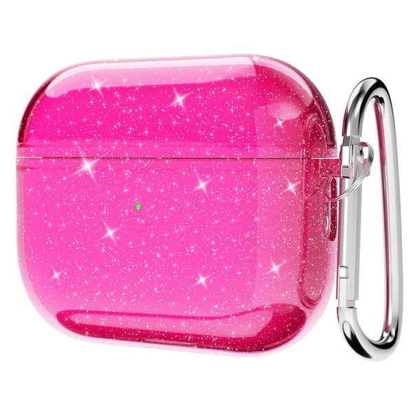 Svanove for Airpods Pro 3rd Generation Case Clear Glitter (2021),