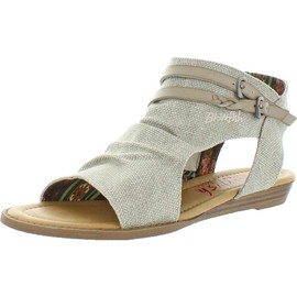 Blowfish Malibu Girls Blumoon-k Wedge Sandal, Birch, 2 Little Kid