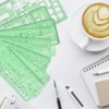 UCEC Ruler Template Architect Drafting Ruler Set Design Furniture Water