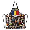 MYSOMY Romanian Kitchen Apron Romania Gift Romanian Themed Gifts Romanian
