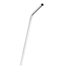 Barfly Stainless Steel Straw, 8 1/2", 1/4" Diam., Curved