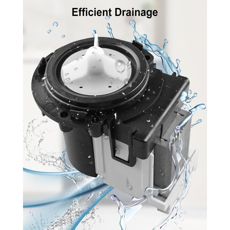 Washer Drain Pump Fit for Kenmore LG Washers WM8000HVA WM2101HW