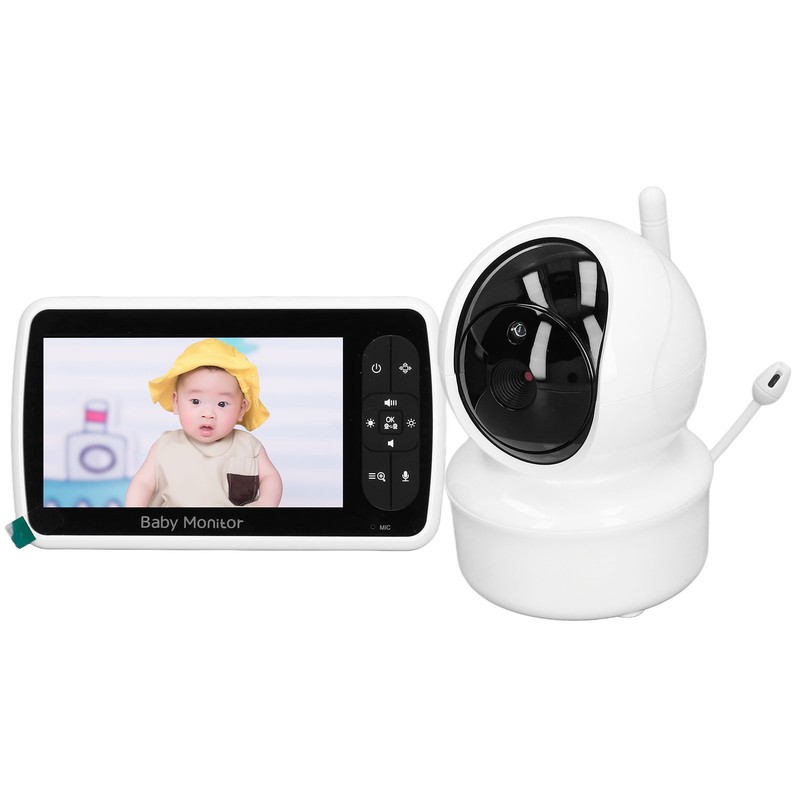 Baby Monitor 5 Inch Display Remote Access Pan Tilt Zoom