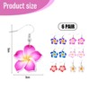 RELKLYU 6 Paar Blumenohrringe, Stilvolle Vielseitige Ohrringe, Elee Ohrringe, Strandohrringe,