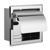 Mirror Surface Toilet Paper Holder Stainless Steel Paper Towel Rack