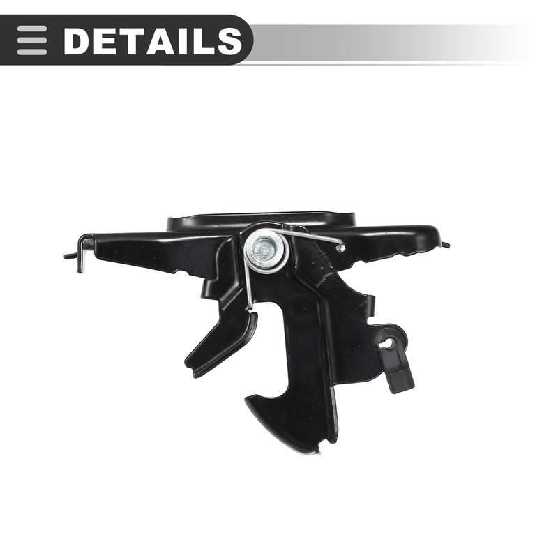 Motoforti Hood Latch Rod Release Handle and Retainer Clip Set,for