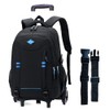 Rolling Backpack for Boys Elementary School Bag with Wheels Travel