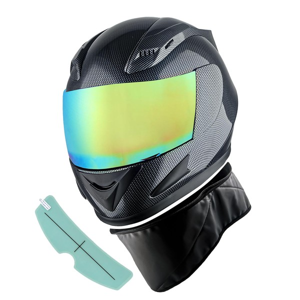 1STORM Motorcycle Bike Full FACE Helmet Anti Fog Shield Film