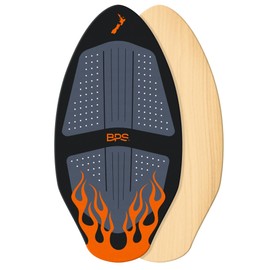 BPS 'Flame' Skimboard (40 Inch, Black/Orange) Without RPET Bag