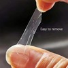 MOLILON 480pcs Nail Adhesive Tabs Transparent Waterproof Breathable Jelly Glue
