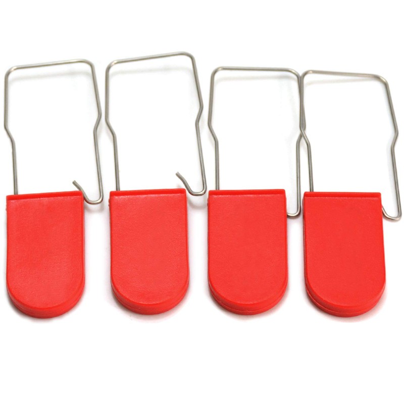 20pcs Security Metal Wire Padlocks, Plastic Security Seals Disposable Anti-Tamper