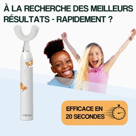 Y-Brush KidsBrush Elektrische Schallzahnbürste für Kinder, 2 Monate Akkulaufzeit