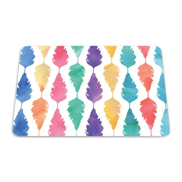 Bonamaison, Rechteck Pop Art Digital Bedruckt Mauspad, rutschfeste Unterseite, für