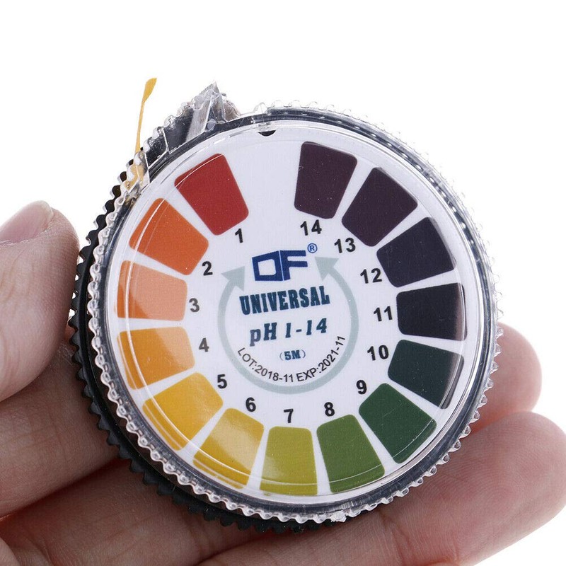 PH Test Paper, Roll Type, 16.4 ft (5 m), Litmus