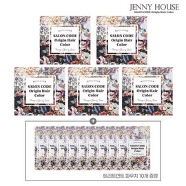 (NS Home Shopping) Jenny House Origin Hair Dye 5 Packs + Treatment 10 Packs / (NS홈쇼핑)제니하우스 오리진 염색약 5개+트리트먼트10개