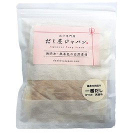 Dashiya Japan Basic Dashi, Bonito, Kelp, Additive-free, Dashi Pack, Best Soup, All-Purpose Dashi, Made in Japan, Bonito Flakes, True Kelp (0.4 oz (10 g) x 15 Pieces)