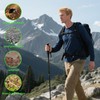 technodry Ghette Trail Running Impermeabili Basso Profilo con Gancio Antiscivolo,
