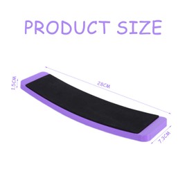 DHSBGWSX 1 Piece Figure Gyro, Fitness Board Rocker, Dance Spin Board, Spin Exercise Device, Dance Tools, Training Accessories for Boys and Girls, Ballet Spinboard (Dark Purple)