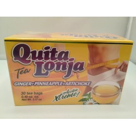 Centro Botanico America NEW TE QUITA LONJA TEA Ginger Root Artichoke Accion Xtreme 30 Bags