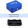 xydled Locking Steel Medium Cash Box with Removable Coin Tray